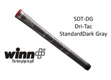 Winn Dri Tac Standard Golf Grip - Dark Gray 5DT DG