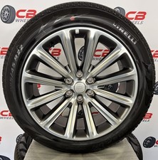 Jeep Grand Wagoneer 22 Oem Polished Charcoal Takeoff Wheels And Tires Jeep Grand Wagoneer 22 Oem Polished Charcoal Takeoff Wheels And Tires