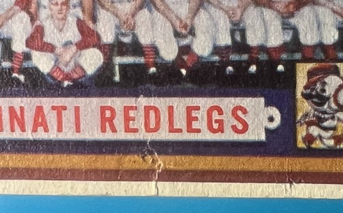 1957 Topps - #322 Cincinnati Reds - Picture 3 of 3