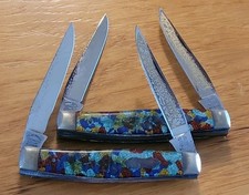 2 Vintage Fight'N Rooster Prototype The Kentuckian 2 Blade Folding Pocket Knives