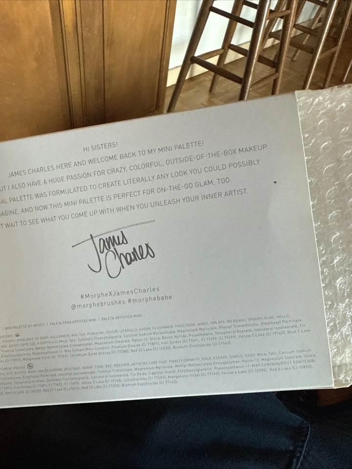 Morphe X James Charles Artistry Palette Eyeshadow James Charles × MORPHE Palette - Image 3 of 4