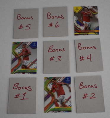 SL Benfica 2024-25 Topps Finest UEFA Team Set + 6 Bonus Cards   Ángel Di María
