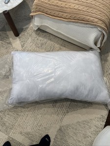 7th Ave & Co Throw Back Cushion & Back Cushion Cover Natural White