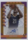 2024-25 Topps Finest Rookie Gold Refractor 44/50 Yves Missi #RFA-YM Auto RC
