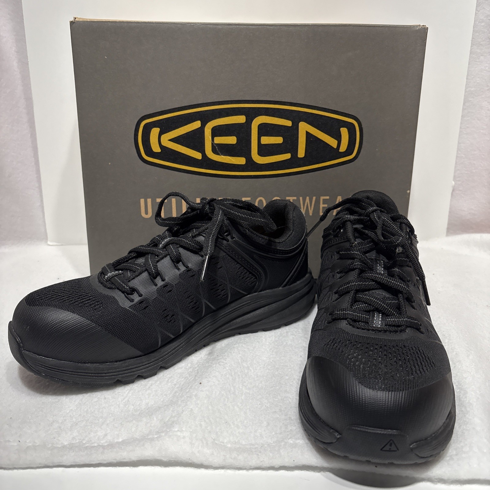 Scarpe antinfortunistiche KEEN Utility Footwear donna Vista Energy nero corvo misura 7 m
