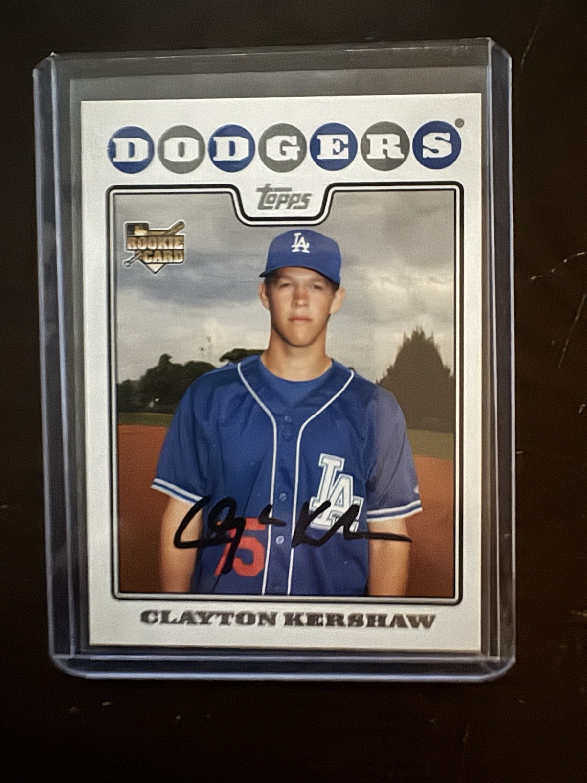 2008 TOPPS UPDATE CLAYTON KERSHAW #UH240 ROOKIE CARD
