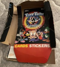 Empty 1991 Tiny Toons Adventures Card/Sticker...