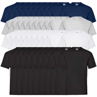 5er/10er T-Shirt Set Fruit of the Loom, Baumwolle, S.M.L,XL,XXL.3XL.4XL.5XL - Bild 1 von 2