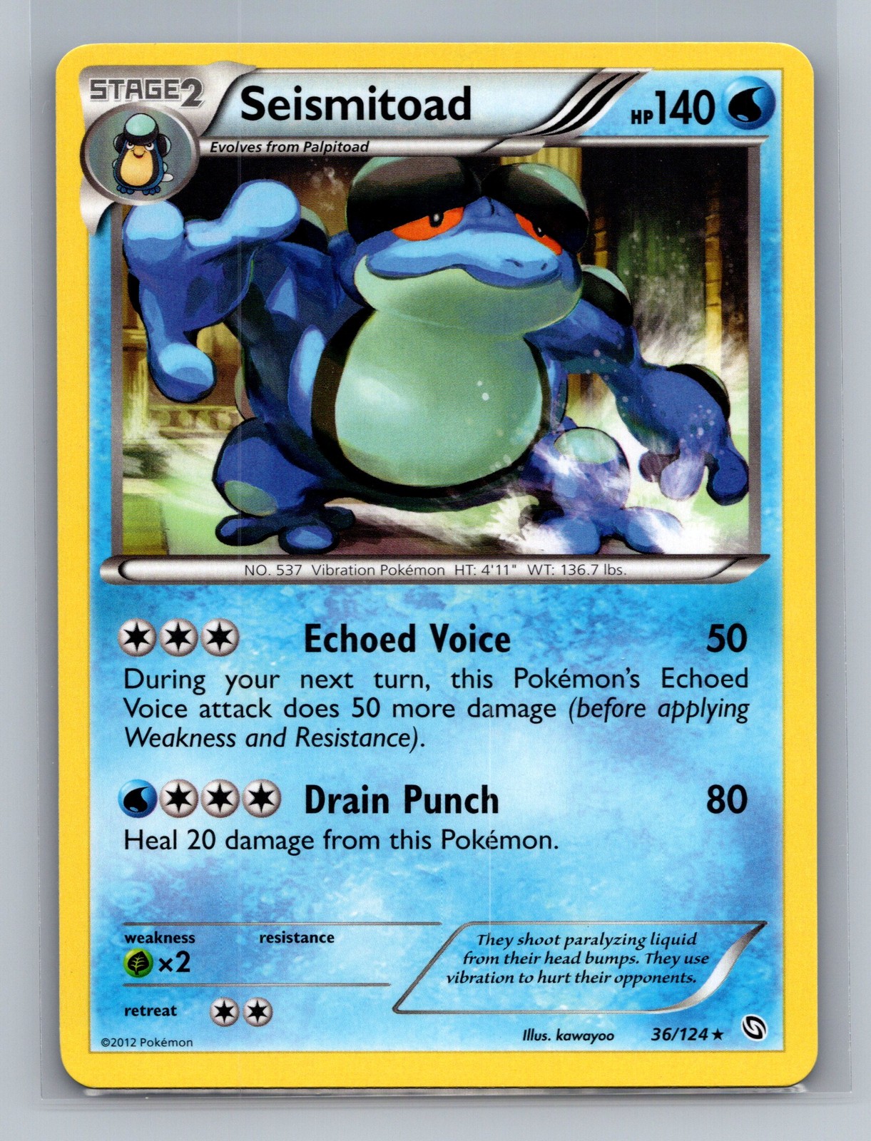 Dragons Exalted #36/124 Seismitoad