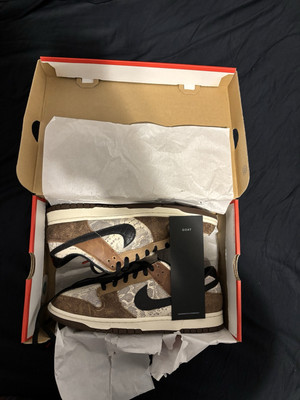 UNWORN Dunk Low Premium CO.JP Brown Snakeskin (Men s 11.5)