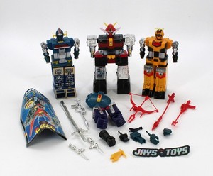 Ancien Robot Métal Chogokin Bandai – Power Rangers – Incomplet – Vintage 1979 (Singapour)