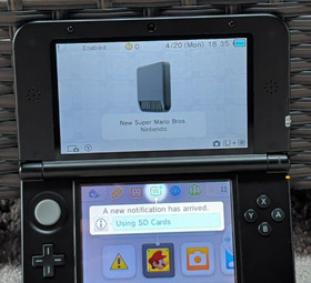 Nintendo 3DS XL Console - BLUE w/4GB SD Card + Charger