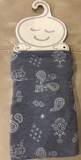 Toby Wrap Newborn Gift Set New Swaddle Wrap Blanket Blue And White