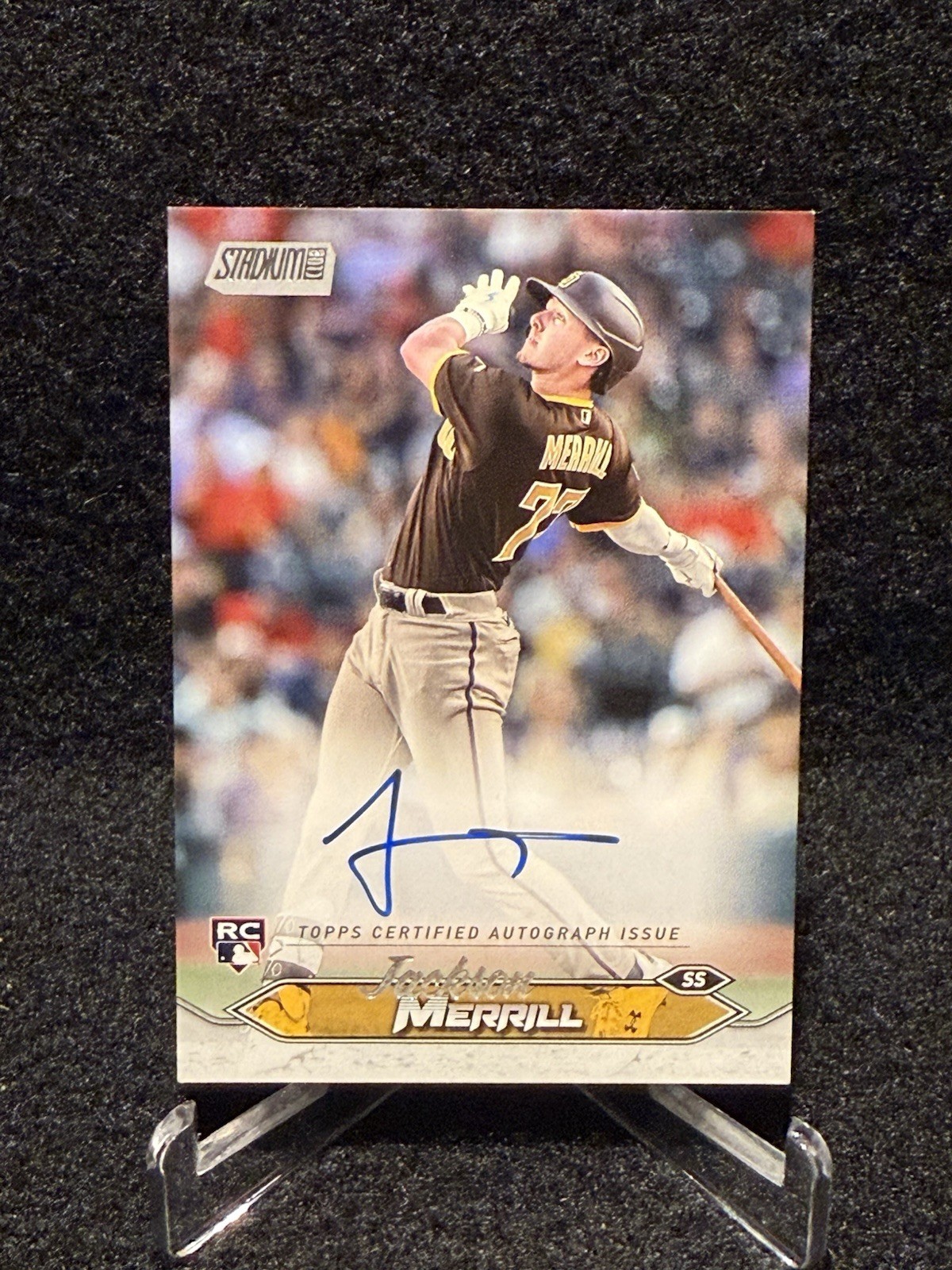 2024 Topps Stadium Club - Autographs Jackson Merrill #SCBA-JME (AU, RC)