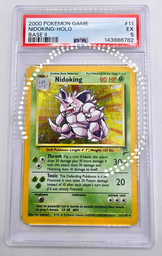 Nidoking graded PSA 5 for sale on eBay