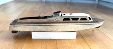 Vintage Bassett-Lowke 30s Cabin Cruiser Pond Yacht Original Motor 98cm