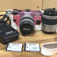 Rare With PENTAX Q10 Customized Color Pink Spare Battery Included