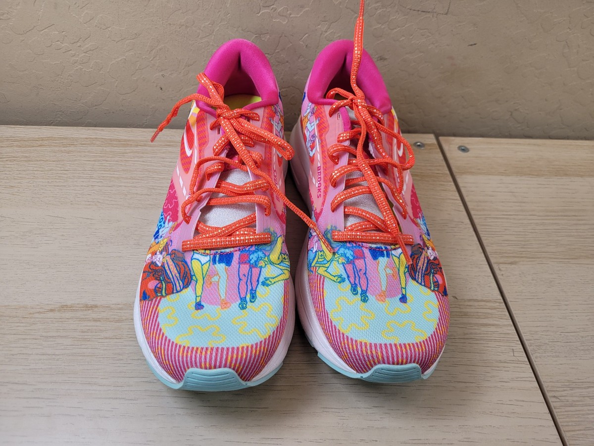Brooks x Adam Dalton Blake Trace 3 Shoes Mens 9.5 Pride Running Sneaker Athletic Brooks Trace 3 Men main image 4