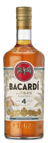 Bacardi Anejo Cuatro, 0,7l, 40% Vol., Rum, Spirituosen - Image 2