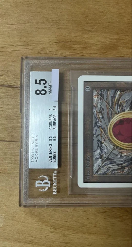 MTG Mox Ruby BGS 8.5 Power Nine 2nd Edition Vintage Old School Artifact Rare - Image 3 of 4