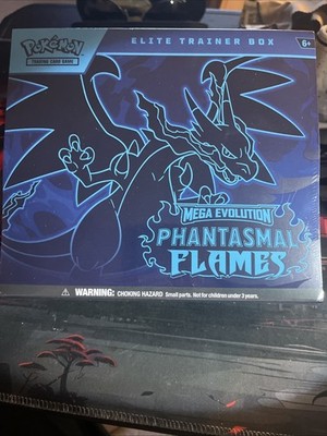 Mega Evolution Phantasmal Flames ETB Elite Trainer Box, New, Sealed