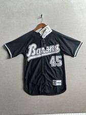 Authentic Classics Birmingham Barons Michael Jordan 45 Baseball Jersey Black XS