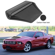 For Ford Mustang Gt 2000-25 Air Flow Intake Hood Scoop Bonnet Vent Cover Carbon