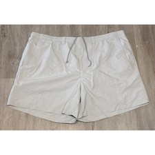 Columbia PFG Backcast III Water Shorts Mens XXL Fossil Grey Nylon Fishing 6L