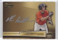 2013 Bowman Chrome Prospect Challenge Prize Victory 9/10 Mac Williamson Auto 0b0