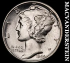 1944-D Mercury Dime- FSB- Super Choice Gem Brilliant Unc+++++ Luster #J4983