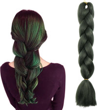 Treccine Africane Afro Extension Capelli Sintetici Intrecciati per Treccia Finta