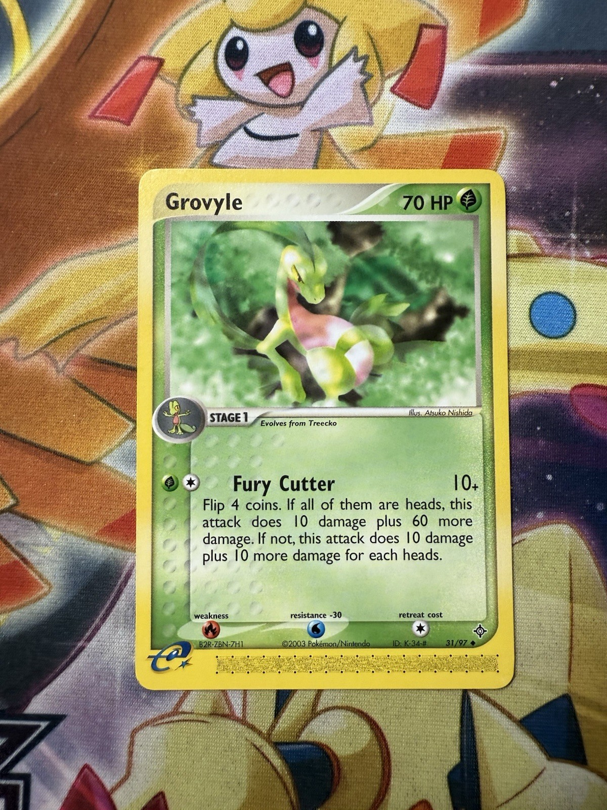 Grovyle 31/97 Unlimited Pokemon Ex Dragon Card NM