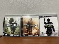 Call of Duty Modern Warfare Trilogy PS3 Game Discs and Cases