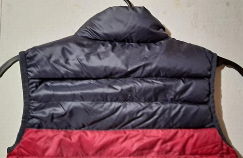 NET Kids Down Light Kids Puffer VEST Packable Size 8 Red Blue Pockets Full Zip - Picture 6 of 7