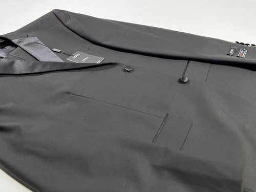 Mens Angelo Rossi Classic Black Tuxedo 44L Formalwear NEW - Picture 2 of 7