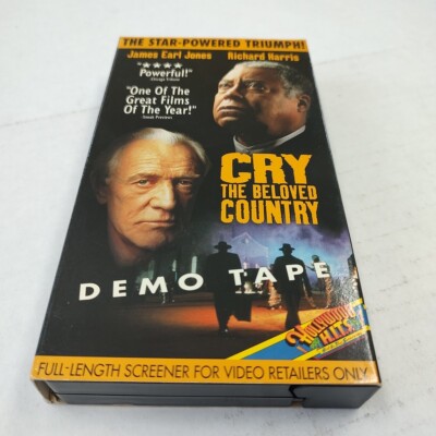 Cry The Beloved Country VHS DEMO PROMO RARE