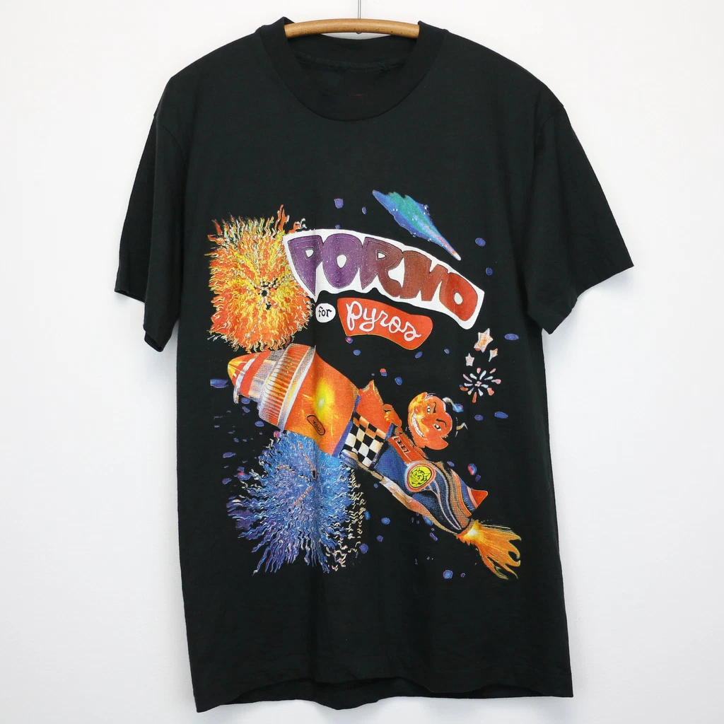 Vulfire Maglietta Uomo 1990 Vintage (70' 80' 90' Style) (Nero, S