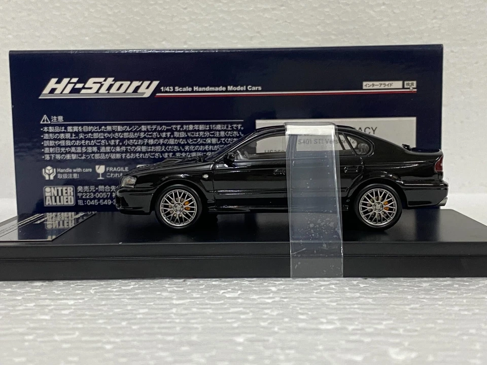 Hi Story HS368BK SUBARU LEGACY S401 STI V2002 Liberty 1:43 scale model car - Image 4 of 4