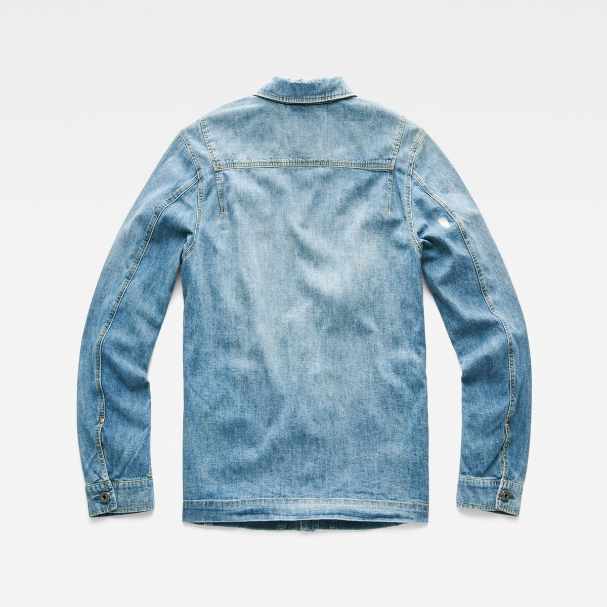 【G-Star】MOWER DENIM OVERSHIRT WMN New G-Star Raw Scutar Utility Denim Overshirt Shirt Jacket