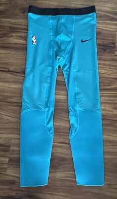Nike NBA Pro Hyperstrong Men Padded Pants Tights AA0753-428 Aqua/Teal Large-Tall