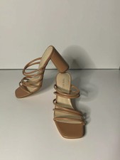 Nine West Open Toe Dress Sandal/Heel Blush Pink Women's Size 7 Brand New