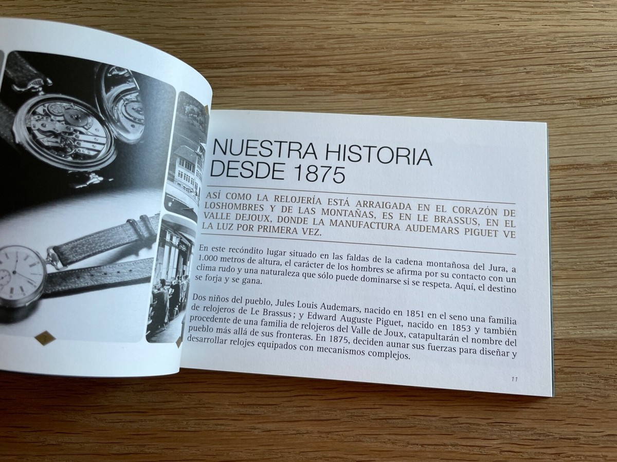 オーデマピゲ 公式書籍 AUDEMARSPIGUET 洋書 Booklet Audemars Piguet Booklet - Instructions Guidelines