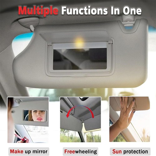 Left Side Car Interior Sun Visor Shade Sunshade Gray For Nissan Altima 2013-18 - Picture 10 of 16
