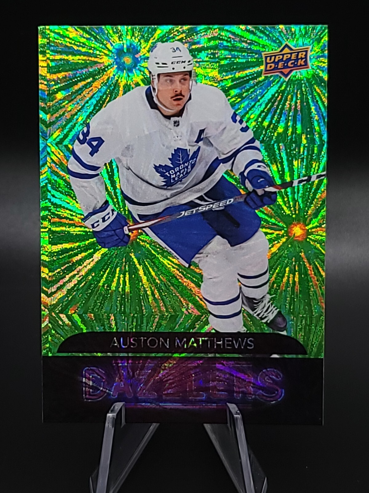 2020-21 Upper Deck Dazzlers Green Auston Matthews #DZ-42 NM-MT or better