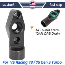 For  VS racing 78 / 75 Gen 3 Turbo Turbo Mount,T4 T6 Mid Frame-10AN ORB Drain