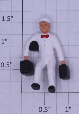 Acme 09060-4 O Gauge Painted Plastic ''Porter Paul'' Figure