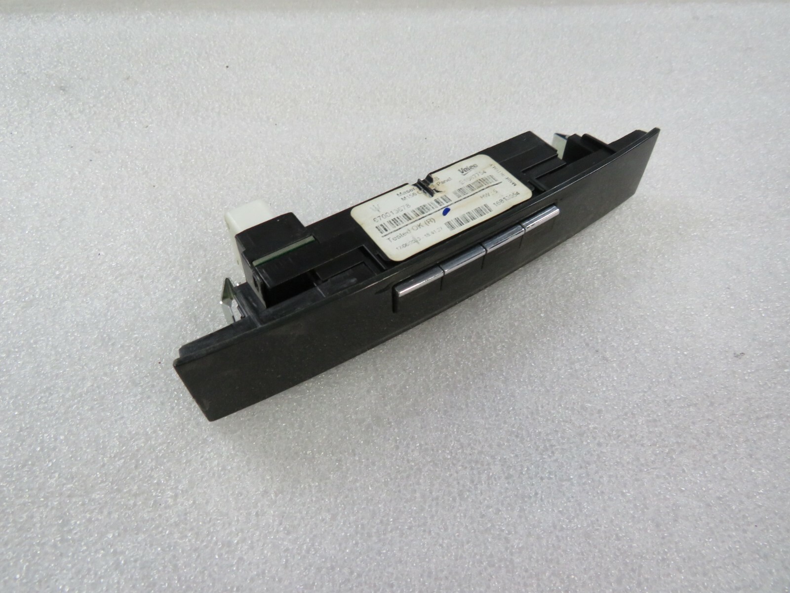 Maserati Quattroporte, Interior Dash Seat Switch, Used, P/N 670013678