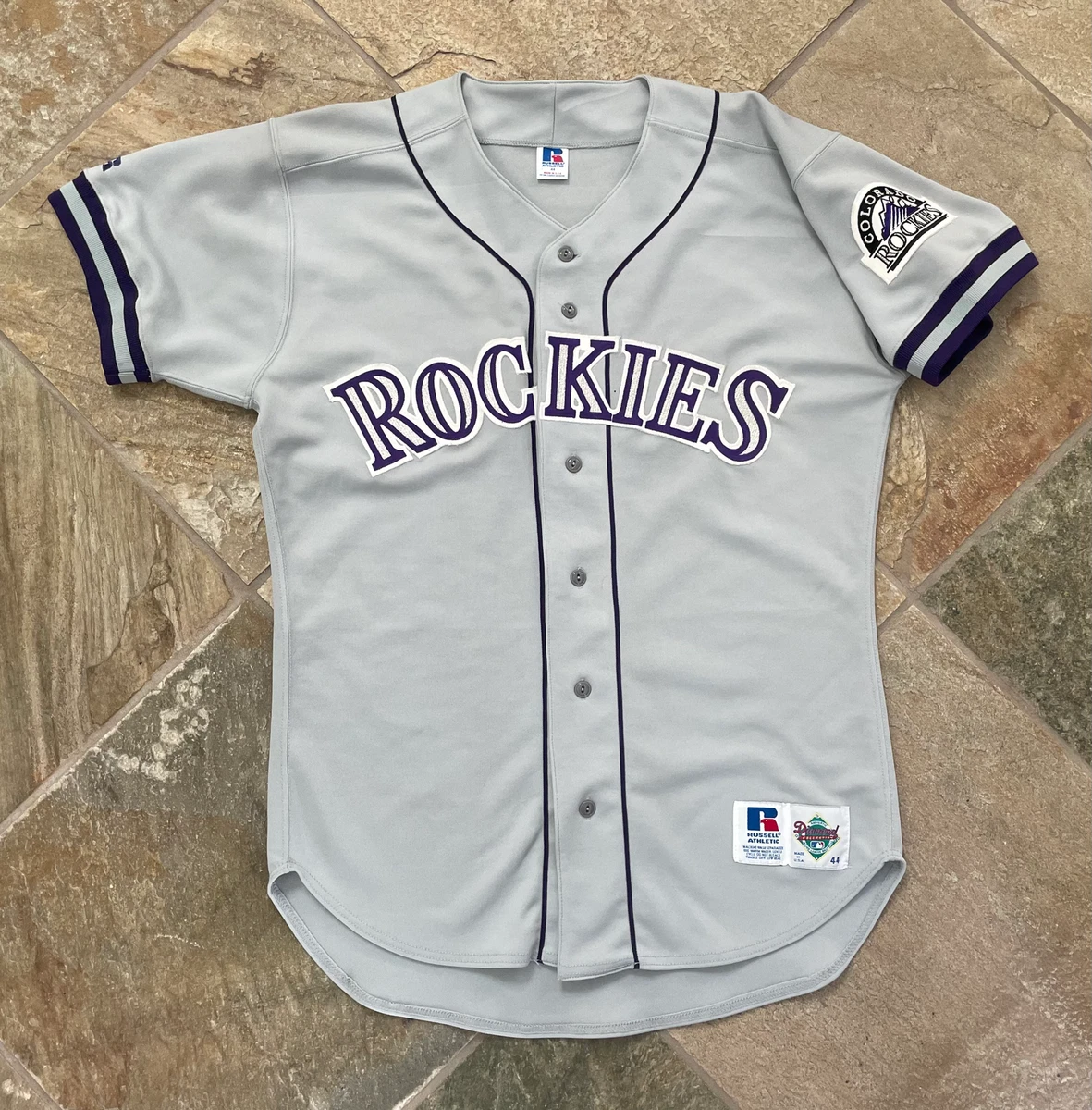 Vintage Colorado Rockies Russell Athletic Baseball Jersey, Size 48