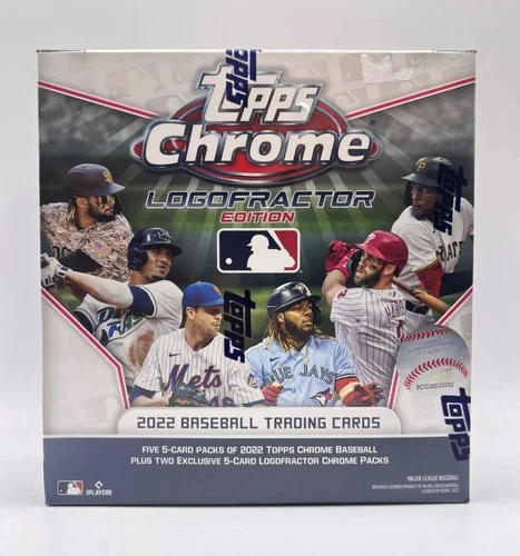 2022 Topps Chrome Logofractor Edition MLB Baseball Mega Box New Factory Sealed
