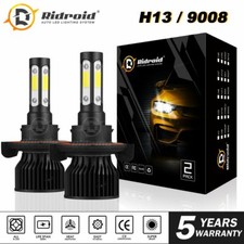 4 Sides H13 9008 2000w 300000lm Cob Led Headlight Bulb Kit Hilo Beam 6000k